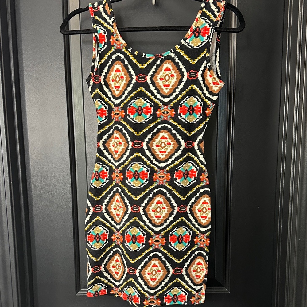 Windsor Multicolor Geometric Mini Dress